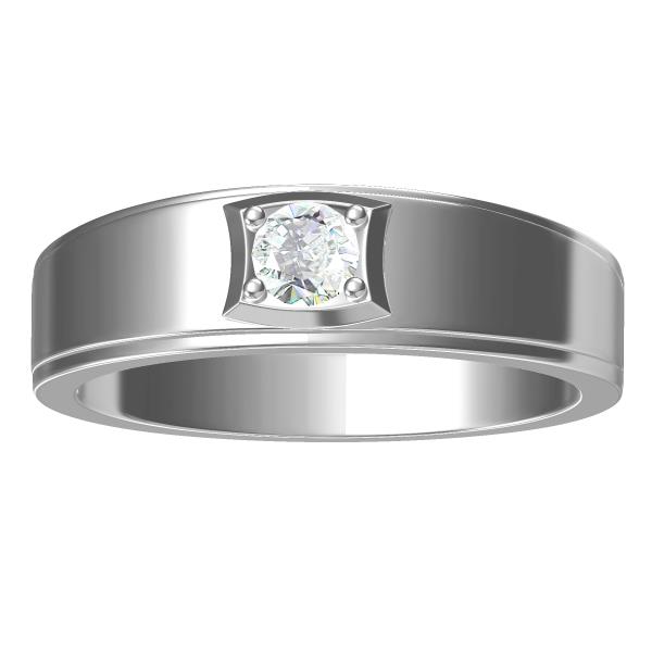 Diamond Platinum 950 Ring for man