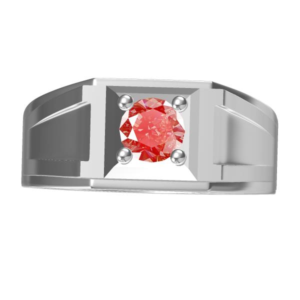 Ruby Platinum 950 Ring for man