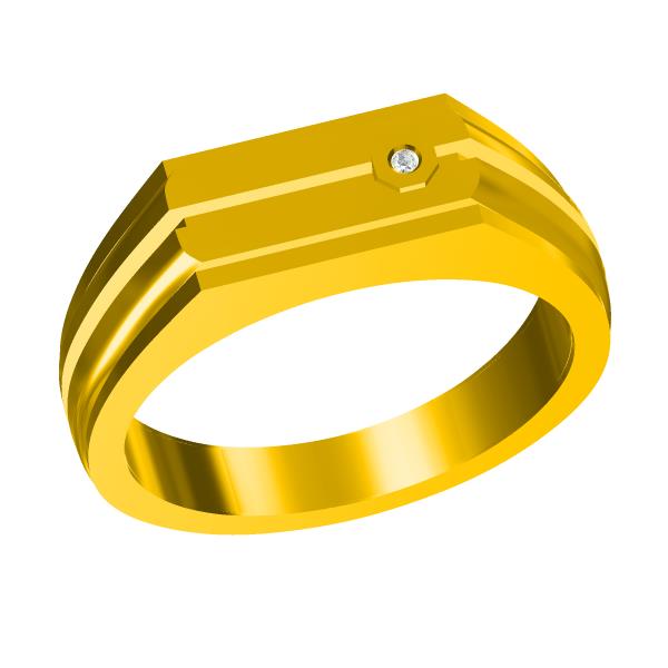 Diamond 14 Carat Gold Ring
